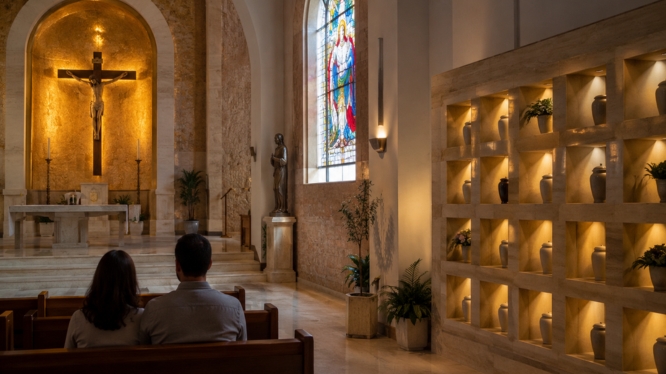 ¿Dónde se depositan las cenizas en la iglesia? Guía para encontrar un lugar digno para un ser querido